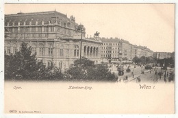 WIEN - Oper. - Kärntner-Ring - Ledermann 6675 - Ringstrasse