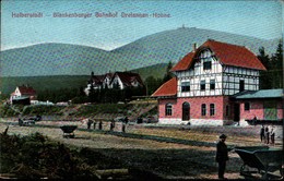 ! Alte Ansichtskarte Halberstadt , Blankenburger Bahnhof Dreiannen Hohne - Bahnhöfe Ohne Züge