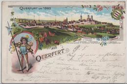 Gruss Aus Querfurt - Querfurt Um 1560 - Litho Lithographie Mehner & Maas - Querfurt