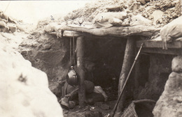 Photo 1915 Près SAINT-JULIEN, IEPER (Ypres) - Position Allemande à "Roode Carrière Ferme", Abri (A196, Ww1, Wk 1) - Ieper