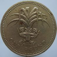 LaZooRo: UK Great Britain 1 Pound 1990 VF - 1 Pond
