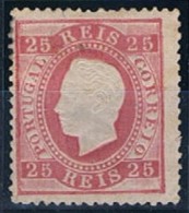 Portugal, 1870/6, # 40 Dent. 13 1/2, Tipo X, MH - Nuovi