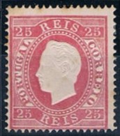 Portugal, 1870/6, # 40 Dent. 13 1/2, Tipo XVIII, Reimpressão, MH - Nuovi