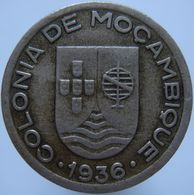 LaZooRo: Mozambique 50 Centavos 1936 VF / XF - Mozambico