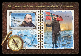 SAO TOME 2018 MNH** Roald Amundsen Polarforscher S/S - OFFICIAL ISSUE - DH1823 - Explorateurs & Célébrités Polaires