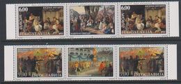 Europa 1998 Yugoslavia  Strip Of 2v + Label ** Mnh (39195) - 1998