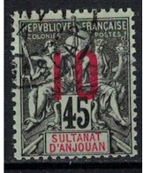 ANJOUAN         N°  YVERT   27     ( 3 )    OBLITERE       ( O   3/28 ) - Used Stamps