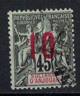 ANJOUAN         N°  YVERT   27     ( 4 )    OBLITERE       ( O   3/28 ) - Used Stamps