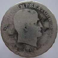 Italy 15 Soldi 1908 M Napoleon I G / VG - Silver - Napoleontisch