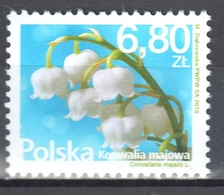 Poland  2018 - Flowers And Fruits - Lily Of The Valley Of May - Mi.4989 - MNH (**) - Nuevos