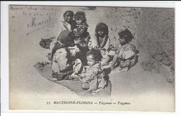 CPA Macédoine Macédonia Grèce Bohémiens Tziganes Type Florina écrite - Noord-Macedonië