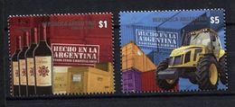 230 ARGENTINE 2009 - Yvert 2784/85 - Vin Casier Tracteur Entrepot - Neuf **(MNH) Sans Trace De Charniere - Ungebraucht