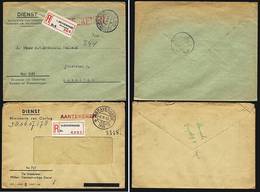 A5544) Niederlande Netherlands 2 Dienstbriefe 1948 / 1959 - Service