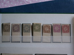 11 TIMBRES Taxe MONACO NON DENTELES  Neufs (minime Trace Charnière Sur 1) //  N° 29 à 39 - 1946 / 57 - Collections, Lots & Séries