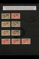 OVERPRINTED SEAHORSES FABULOUS MINT COLLECTION. A Beautiful Collection Of The Great Britain Seahorses Overprinted For Us - Other & Unclassified