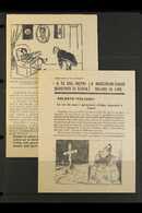 WWII SURRENDER LEAFLETS FOR THE ITALIAN ARMY IN RUSSIA 1942 Two Different Printed Propaganda Surrender Leaflets Written  - Altri & Non Classificati