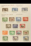 1937-51 VERY FINE MINT KGVI COLLECTION Of Complete Sets Inc 1939-48 Pictorial Set, 1951 Surcharge Set, HADHRAMAUT 1942-4 - Aden (1854-1963)