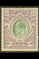 1903-07 5s Grey Green & Violet, SG 40, Very Fine Mint For More Images, Please Visit Http://www.sandafayre.com/itemdetail - Other & Unclassified