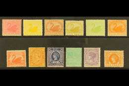 WESTERN AUSTRALIA 1902-11 Perf 12½ Complete Set, SG 117/28, Fine Mint, Very Fresh & Attractive. (12 Stamps) For More Ima - Other & Unclassified