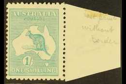 1915-27 1s Blue Green, Die IIB, Very Fine Mint For More Images, Please Visit Http://www.sandafayre.com/itemdetails.aspx? - Sonstige & Ohne Zuordnung