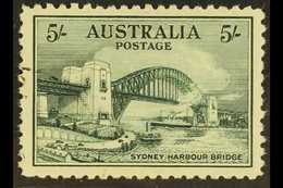 1932 5s Blue-green "Sydney Harbour Bridge", SG 143, Very Fine Used From Presentation Pack For More Images, Please Visit  - Other & Unclassified