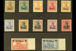 GERMAN OCCUPATION WESTERN MILITARY COMMAND AREA 1916 (Dec) Surcharges On Germany Complete Set, COB OC26/37, Never Hinged - Altri & Non Classificati