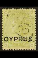 1880 4d Sage Green, Plate 16, Opt'd "CYPRUS", SG 4, Fine Used For More Images, Please Visit Http://www.sandafayre.com/it - Other & Unclassified