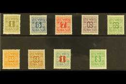 NEWSPAPER 1907-15 MINT SELECTION On A Stock Card With 1907 Set To 1Kr & 1914-15 8 Ore. Useful Range (9 Stamps) For More  - Sonstige & Ohne Zuordnung