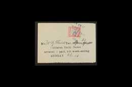 RUHLEBEN P.O.W. CAMP POST 1915-16 1d "Express Delivery" Used (1.1.16) On Newspaper Receipt. Nice Item! For More Images,  - Other & Unclassified