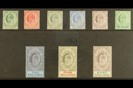 1906-11 Complete Definitive Set, SG 66/74, Very Fine Mint (9 Stamps) For More Images, Please Visit Http://www.sandafayre - Gibraltar