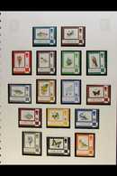 1974-1982 COMPLETE NEVER HINGED MINT COLLECTION In Hingeless Mounts On Leaves, All Different, Inc 1977-82 Defins Set, Pl - Gibraltar