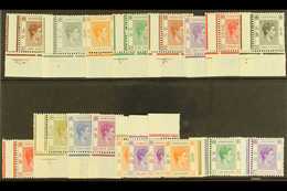 1938-52 NEVER HINGED MINT "MARGINAL" SELECTION Presented On A Stock Card, ALL DIFFERENT & Values To $5 & $10. A Beautifu - Sonstige & Ohne Zuordnung