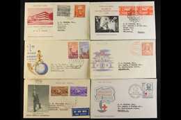 1950-1966 ILLUSTRATED FIRST DAY COVERS. All Different Collection Of First Day Covers With Typed Addresses, Includes 1950 - Other & Unclassified