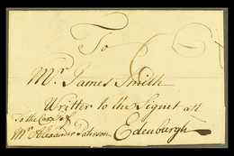 1760 RARE PRIVATELY CARRIED ENTIRE LETTER FROM FAMOUS SLAVE OWNER, WESTMORELAND PARISH TO EDINBURGH (1st August) Entire  - Jamaica (...-1961)