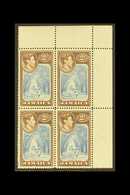 1938-52 2s Blue & Chocolate, SG 131, Never Hinged Mint Corner Block Of 4. (4 Stamps) For More Images, Please Visit Http: - Jamaica (...-1961)