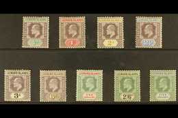 1902 Definitive Set, SG 20/28, Very Fine, Lightly Hinged Mint (9 Stamps) For More Images, Please Visit Http://www.sandaf - Leeward  Islands