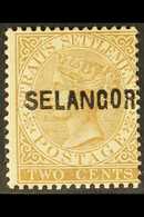 SELANGOR 1882-83 2c Brown Overprint Type 16 ("SE" And "N" Wide), SG 18, Mint, Fresh. For More Images, Please Visit Http: - Altri & Non Classificati