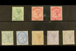 1885-90 QV Definitive Set With Both 1d & 1s Shades, SG 20/29, Fine Mint (8 Stamps) For More Images, Please Visit Http:// - Malta (...-1964)