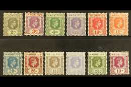 1938-49 Basic KGVI Set, SG 252/263a, Never Hinged Mint. (12 Stamps) For More Images, Please Visit Http://www.sandafayre. - Mauritius (...-1967)