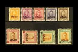 OFFICIALS 1947-51 KGVI Set Plus 1s & 2s Both Upright & Sideways Watermarks, SG O152/8, O157a, O158a, Very Fine Mint (9 S - Altri & Non Classificati