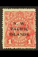 1918 1d Carmine Red Geo V, Die II, Overprinted, SG 103b Fine NHM. For More Images, Please Visit Http://www.sandafayre.co - Papua-Neuguinea