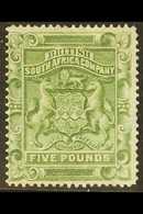 1892-3 £5 Sage-green, SG 12, Mint, Regummed, Cat.£1600. For More Images, Please Visit Http://www.sandafayre.com/itemdeta - Altri & Non Classificati