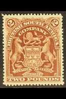 1898-19087 £2 Brown, SG 91, Mint, Good Centring. For More Images, Please Visit Http://www.sandafayre.com/itemdetails.asp - Other & Unclassified