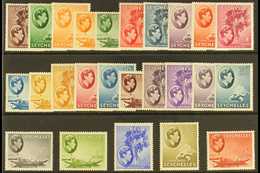 1938-49 Pictorial Definitives Set Complete, SG 135/49, Very Fine Mint, Cat £550 (25 Stamps) For More Images, Please Visi - Seychelles (...-1976)