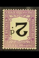 POSTAGE DUE 1914-22 2d Black & Reddish Violet, Wmk Inverted, SG D3w, Surface Slightly Rubbed At Corner, Otherwise Fine M - Unclassified