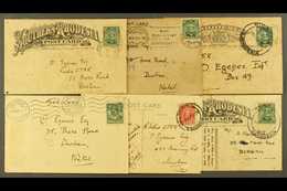 RADIO HAM POSTCARDS 1928-34 Selection Of Five Cards From Different Call Signs, Mixed Condition, Have Been Pinned At Corn - Zuid-Rhodesië (...-1964)