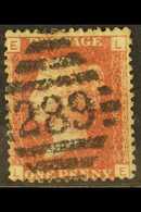 1864-79 1d Red Plate 225, Fine With Neat Upright Irish 289 Cancel. For More Images, Please Visit Http://www.sandafayre.c - Other & Unclassified