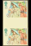 1994 CHRISTMAS 19p Mary And Joseph, Imperf Vertical Gutter Pair, SG 1843a, Fine Never Hinged Mint.  For More Images, Ple - Andere & Zonder Classificatie