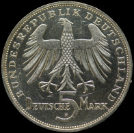 LaZooRo: Germany 5 Mark 1955 F PROOF Schiller - Silver - Commemorative