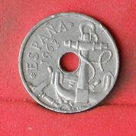 SPAIN 50 CENTIMOS 1963-64 -     777 - (Nº23505) - 50 Centesimi